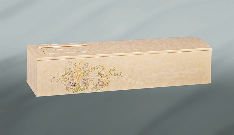 華月（ゴールド）布張棺