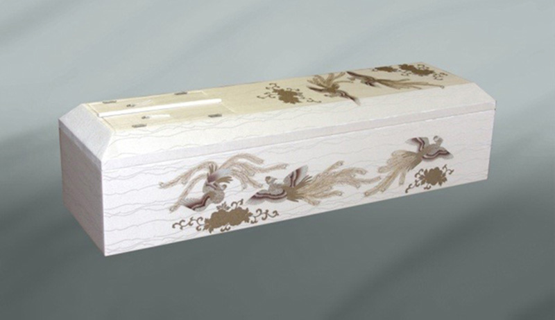 金彩（鳳凰）布張棺