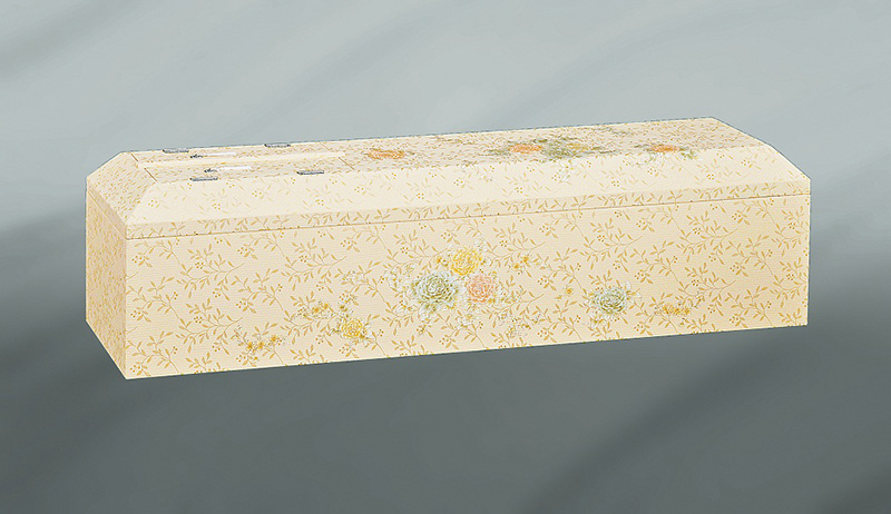 金彩（ローズ）布張棺