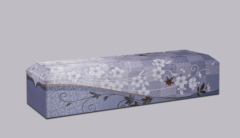 銀彩風華（すみれ）布張棺